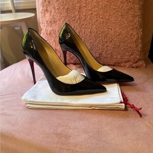 Christian Louboutin Black Patent Leather Heels
